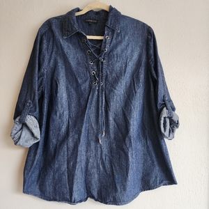 Lane Bryant Denim Top